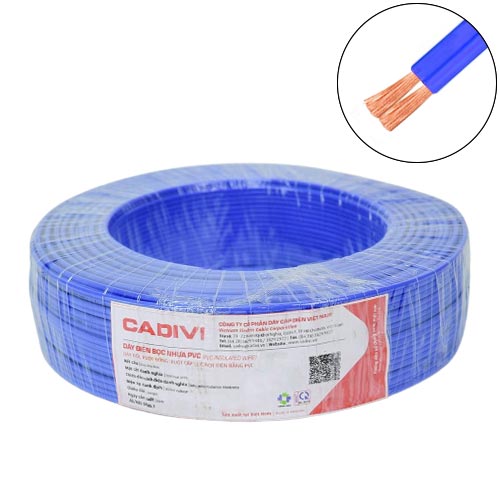 day-dien-doi-cadivi-vcmd-xanh-1 Dây điện đôi Cadivi VCmd-2×1.5 mm2 (Xanh) – 0.6/1KV 3