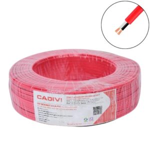 Dây điện đôi Cadivi VCmo-2×6 mm2 (Đỏ) – 300/500V